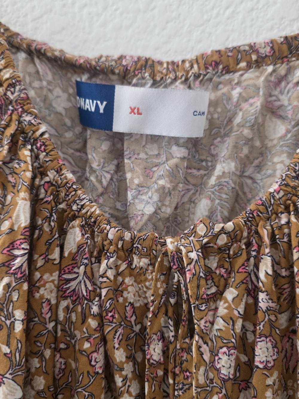 Old Navy Brown Floral Maxi Dress - Picture 3 of 3